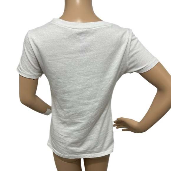 CLUELESS AS IF Women’s White T Shirt Short Sleeve Graphic Size S/M Top 90s Style - Picture 4 of 8